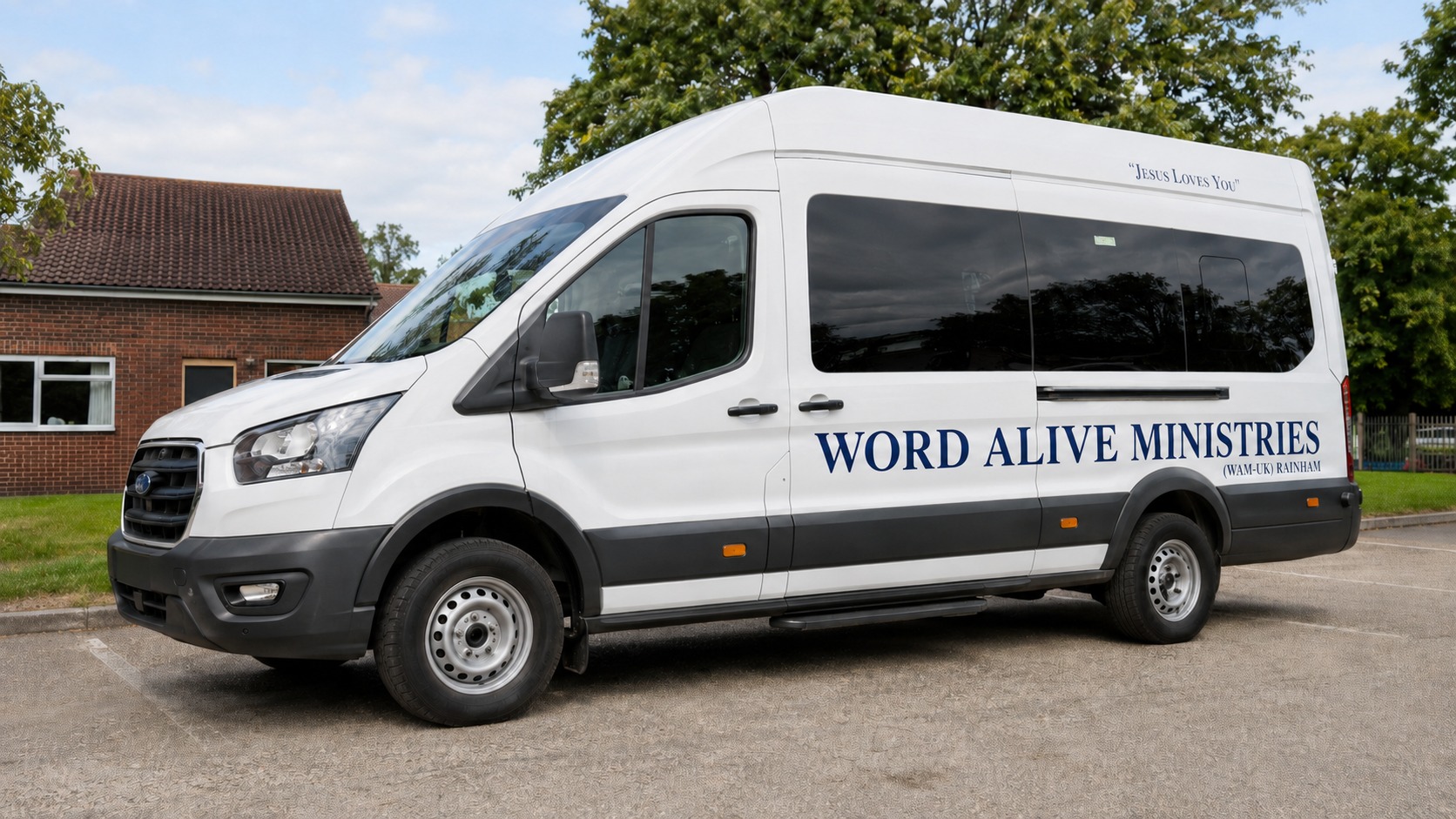 Word Alive Ministries church minibus