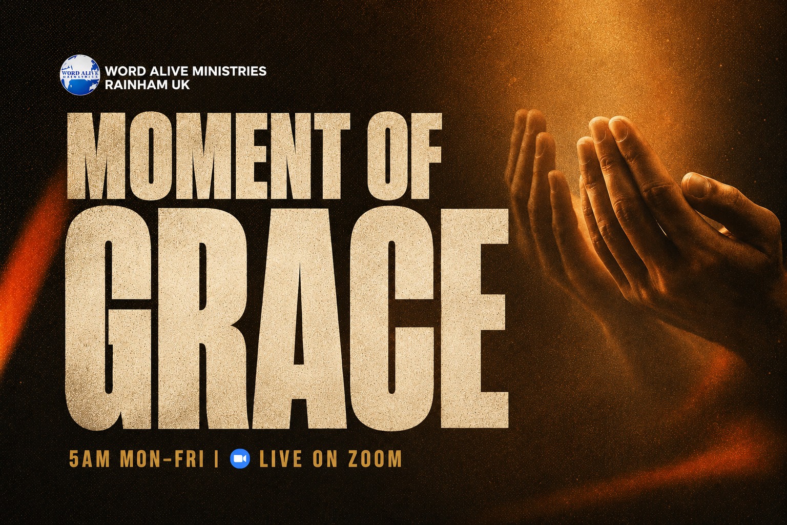 Moment of Grace programme banner