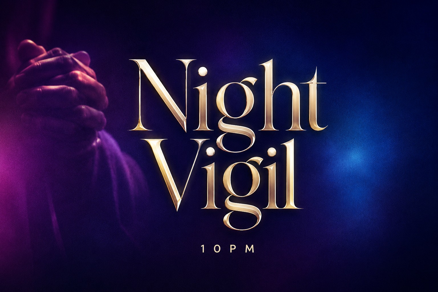 Night Vigil programme banner